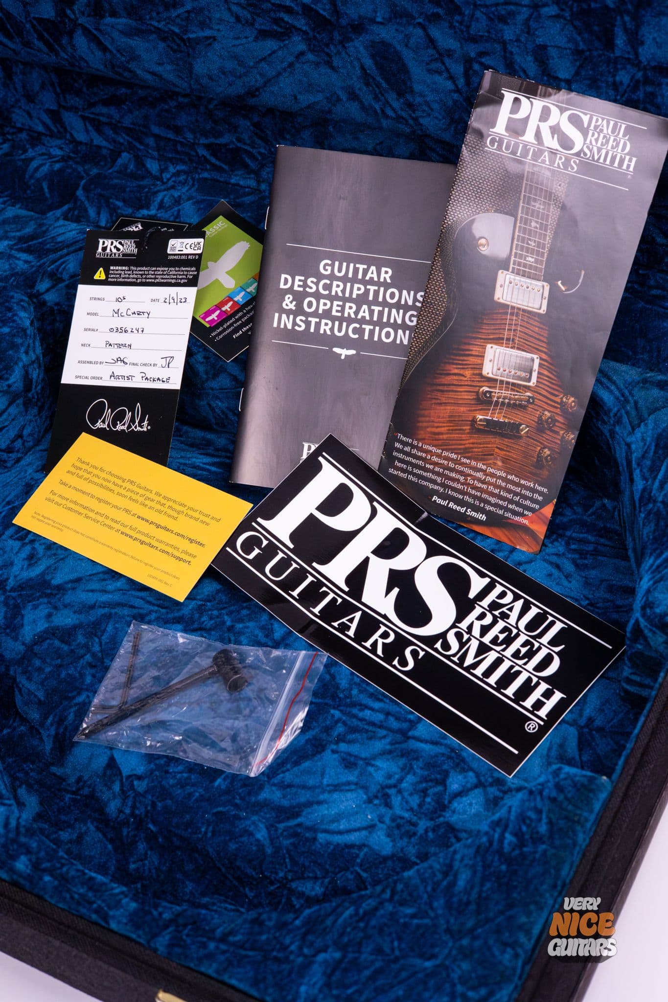 PRS McCarty Artist Package